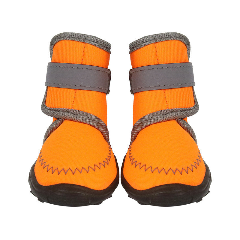 DOG Reflective Ski Snow boots shoes