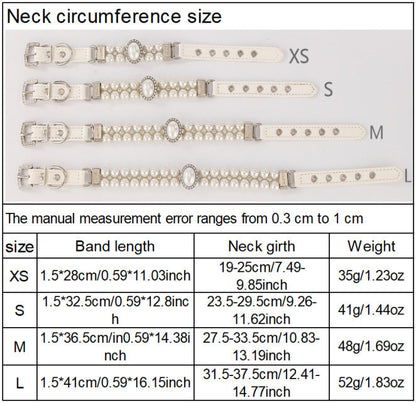 Pet Luxury Pearl Dog & Cat Collar