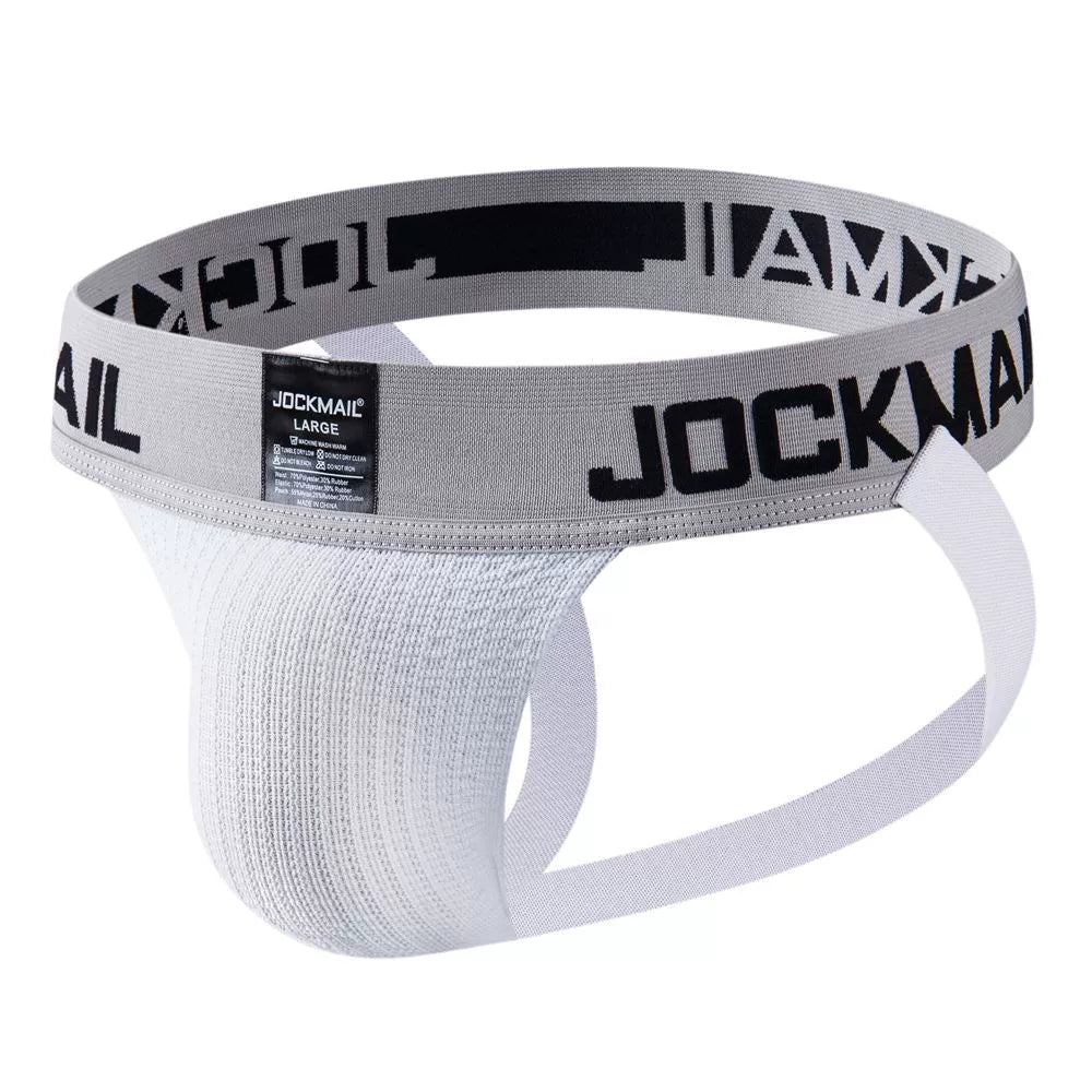 Jockmail Men’s Mesh Breathable Jockstrap Underwear – Sheer Mesh Style