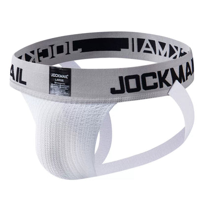 Jockmail Men’s Mesh Breathable Jockstrap Underwear – Sheer Mesh Style