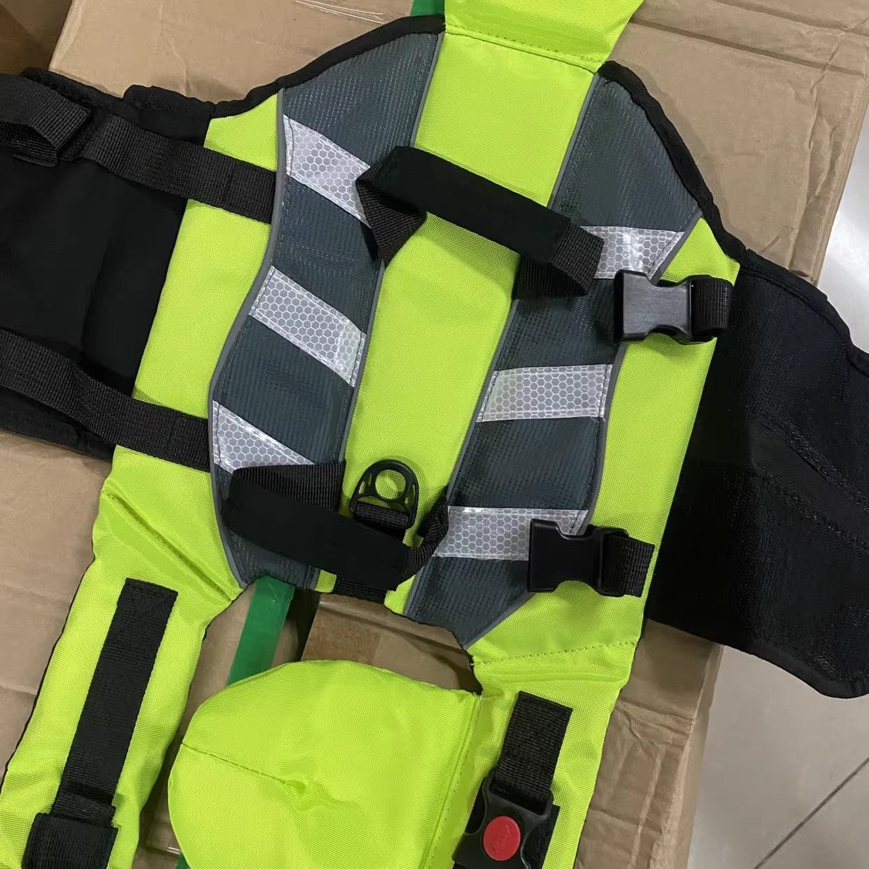 Dog Life Jacket with Rescue Handle & Reflective Strips