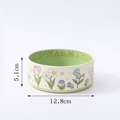 Dog bowl ceramic 2size