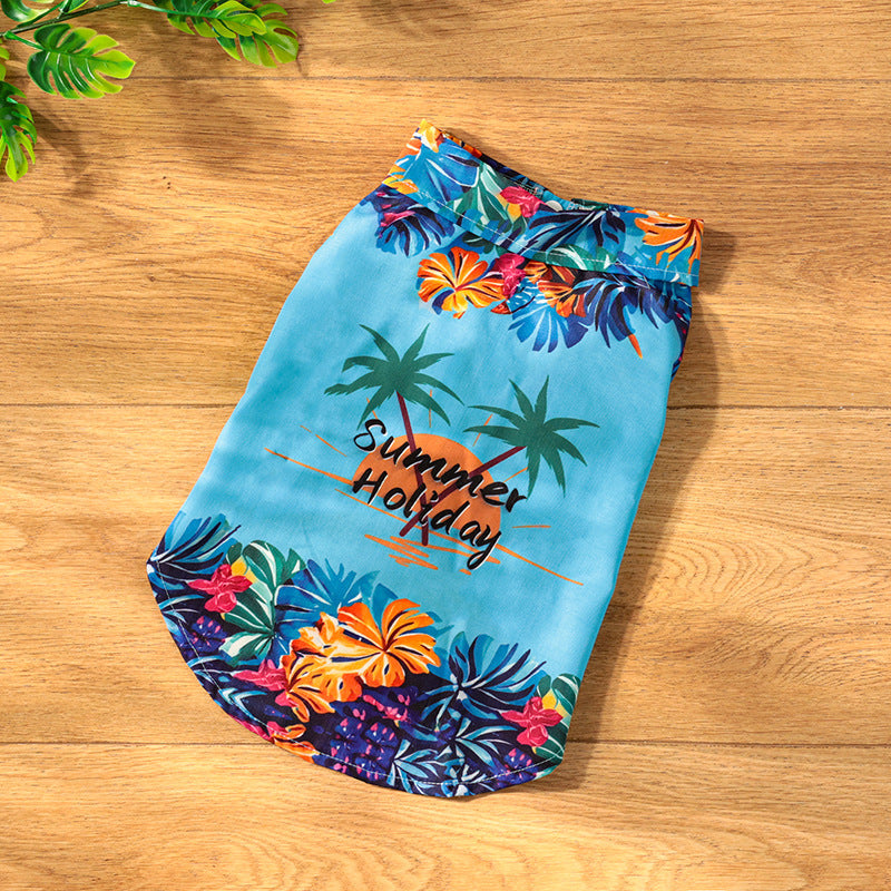Tropical Vibes Dog Shirt – Summer Holiday Collection