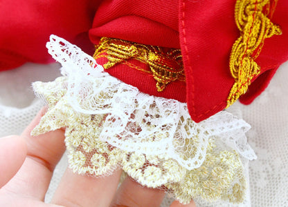 Red French Court Dog Tailcoat Suit