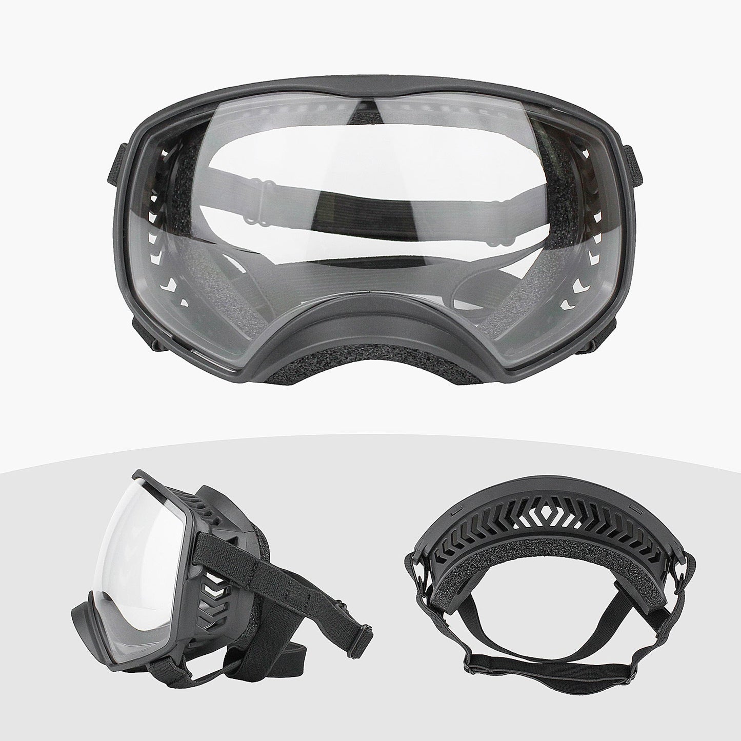 Motorcycle Dog Goggles Tactical Windproof For Large Dog