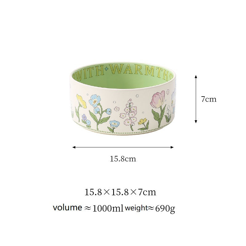 Dog bowl ceramic 2size
