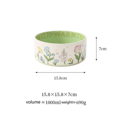 Dog bowl ceramic 2size