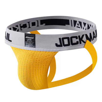 Jockmail Men’s Mesh Breathable Jockstrap Underwear – Sheer Mesh Style