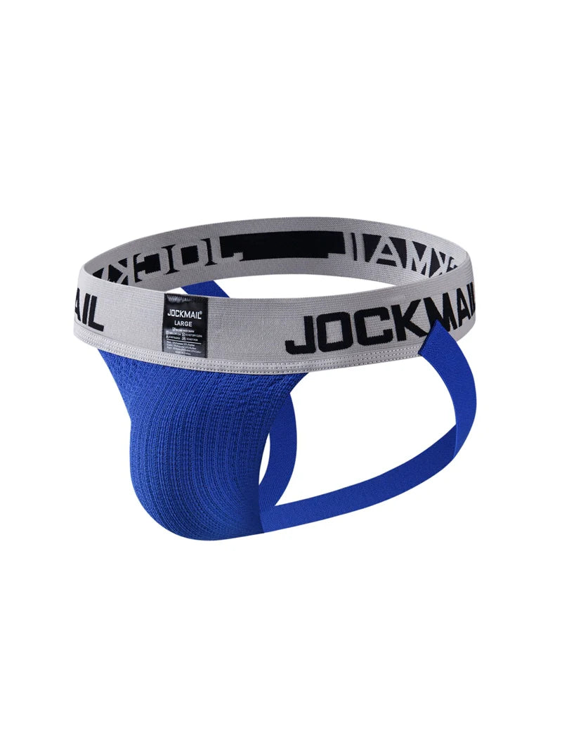 Jockmail Men’s Mesh Breathable Jockstrap Underwear – Sheer Mesh Style