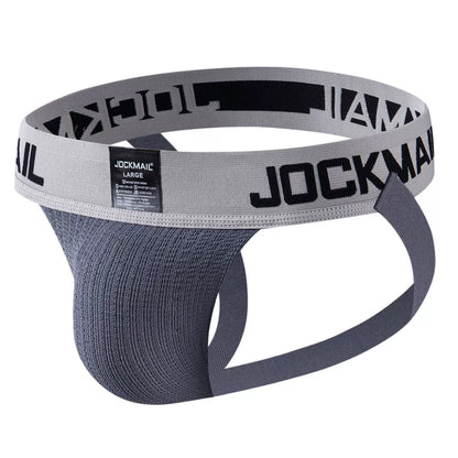 Jockmail Men’s Mesh Breathable Jockstrap Underwear – Sheer Mesh Style