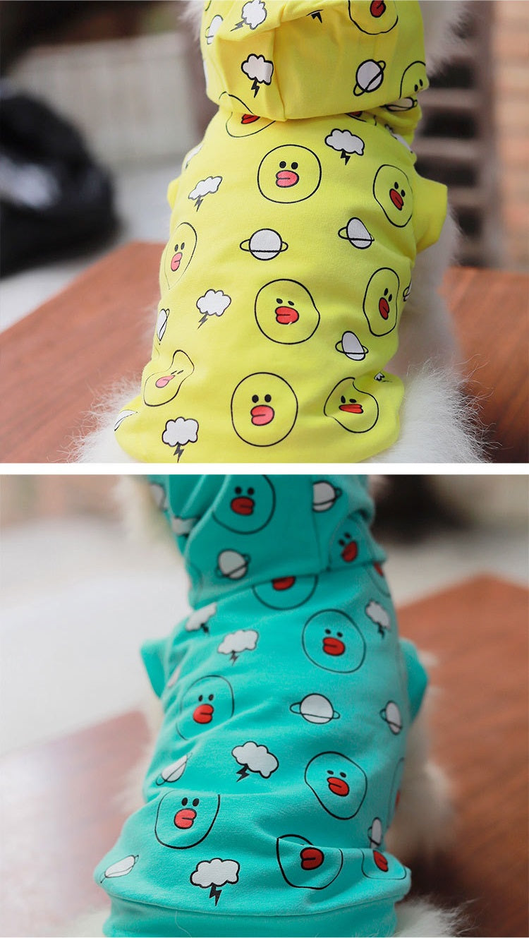 Cartoon Dog Hoodie + Bright Colors & Soft Fit