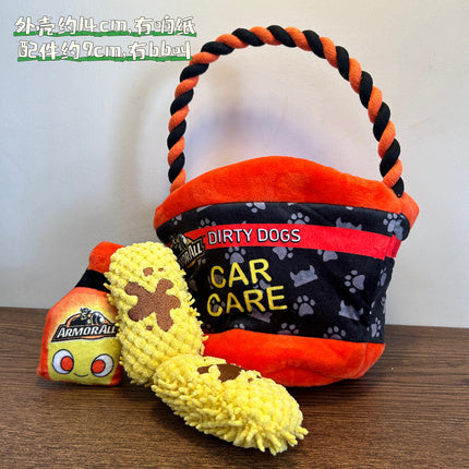 Dog toy car wash kit