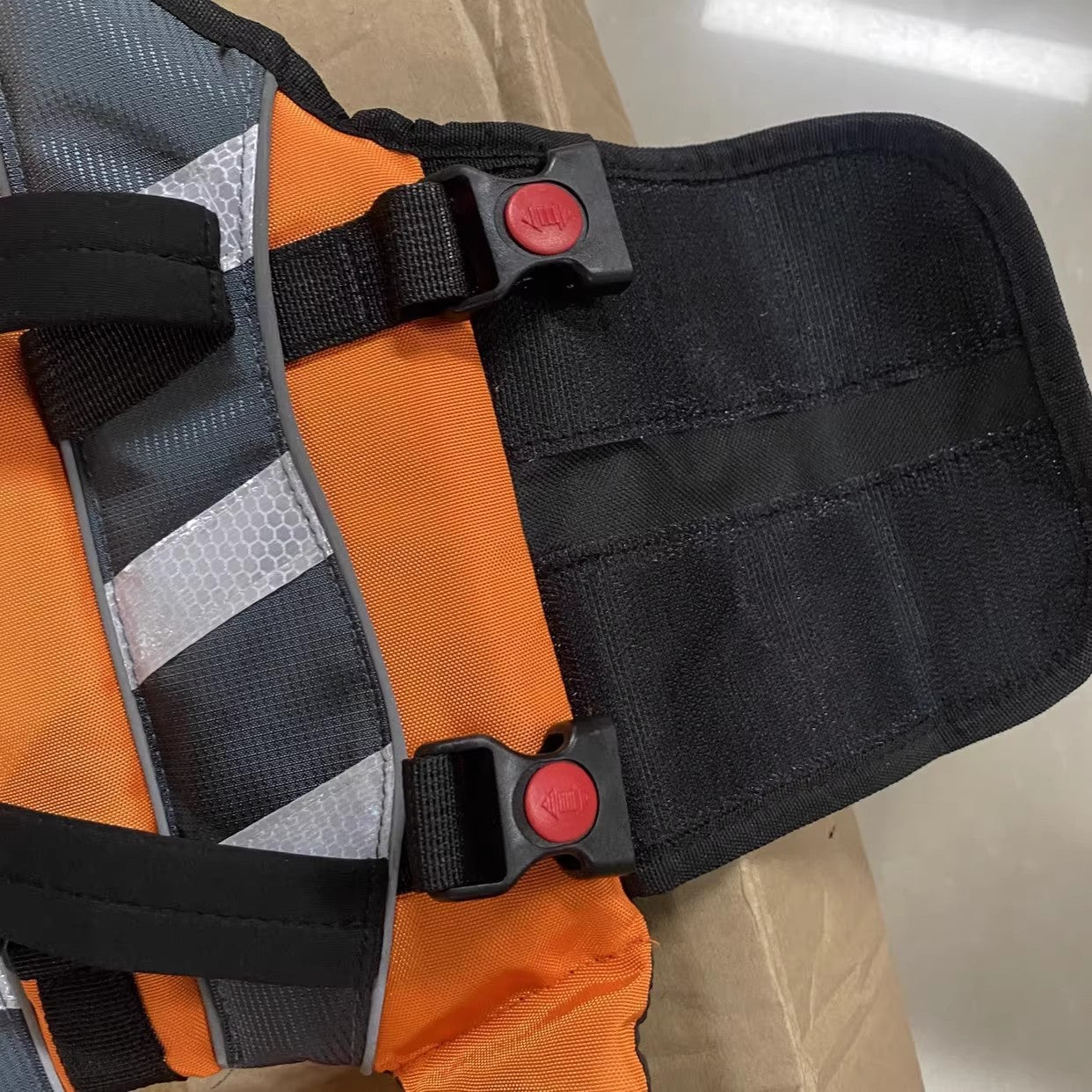 Dog Life Jacket with Rescue Handle & Reflective Strips