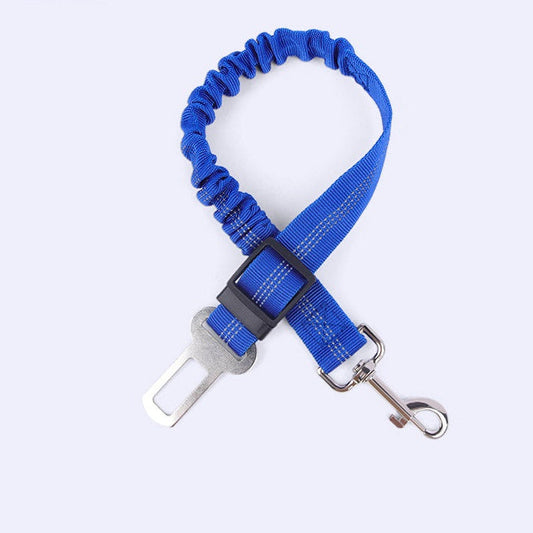 Dog Car Seat Belt • Adjustable & Elastic • Safety Clip Design