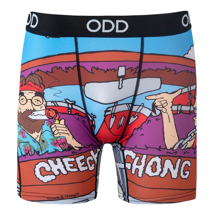 Odd - Stand Out Be Odd - Cheech and Chong Low Rider Men's Boxer Briefs ( L, XL)