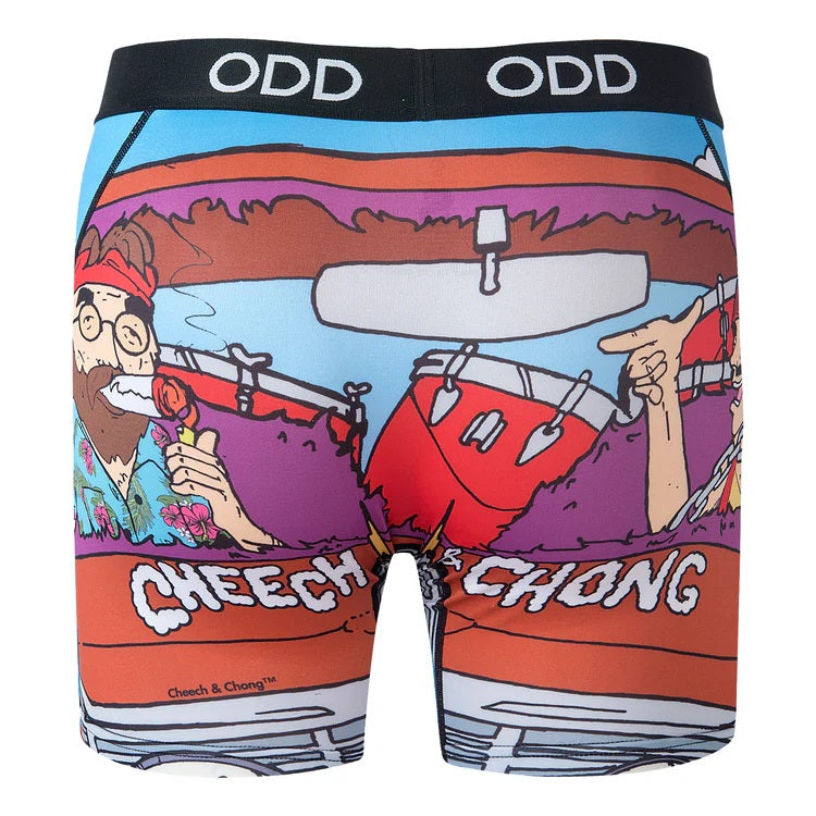 Odd - Stand Out Be Odd - Cheech and Chong Low Rider Men's Boxer Briefs ( L, XL)