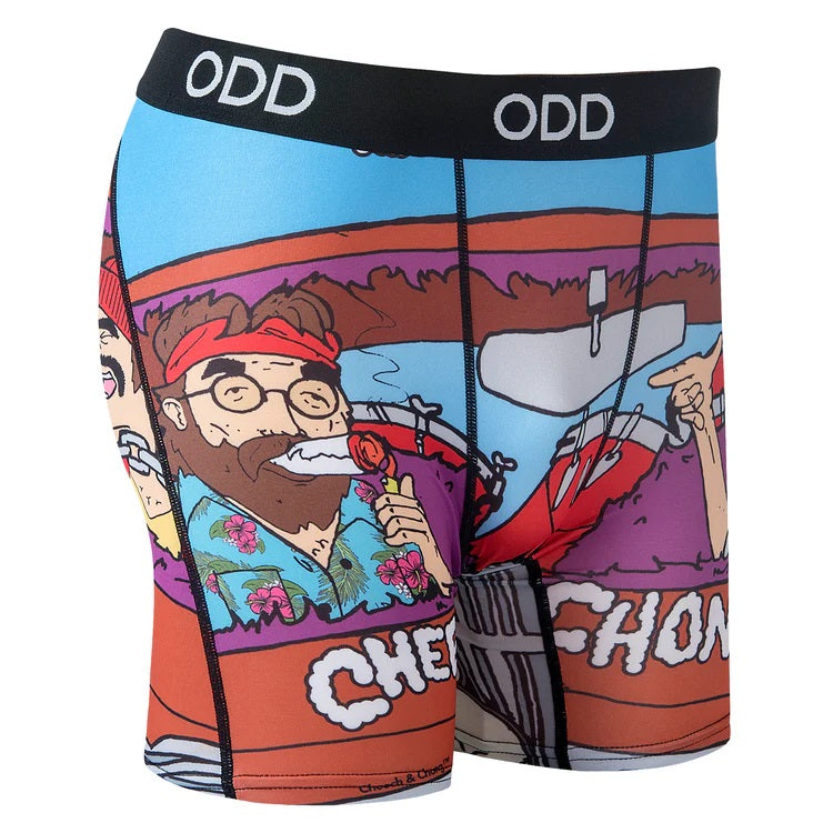 Odd - Stand Out Be Odd - Cheech and Chong Low Rider Men's Boxer Briefs ( L, XL)