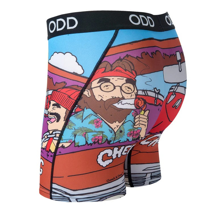 Odd - Stand Out Be Odd - Cheech and Chong Low Rider Men's Boxer Briefs ( L, XL)
