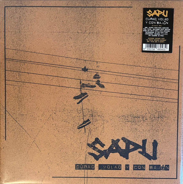 S.A.P.U. - Curao Volao Y Con Bajon (Blk) (Ita) [LP] Vinyl Record