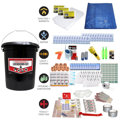 Student Classroom Emergency Lockdown Kit, 25 Students