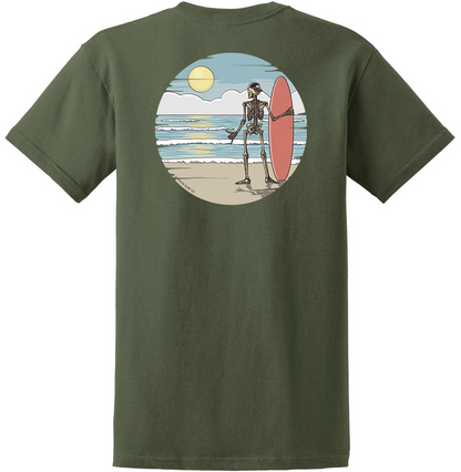Koloa Shaka Skeleton Heavyweight T-Shirt