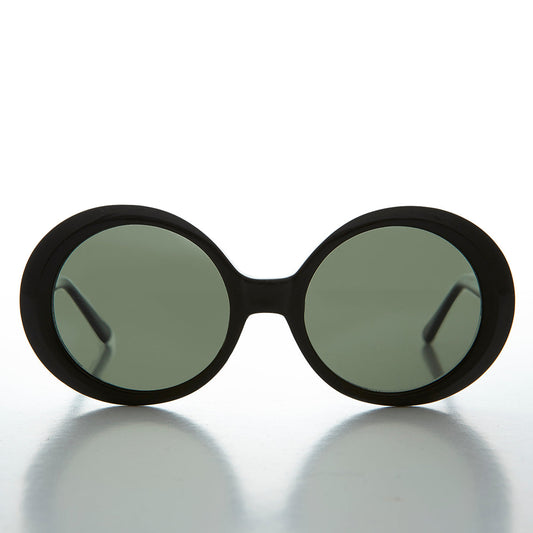 Oversized Round Mod Vintage Sunglasses - Opal