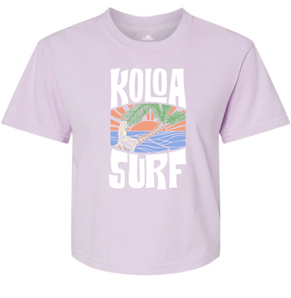 Koloa Vacation Trip Heavyweight Boxy T-Shirt