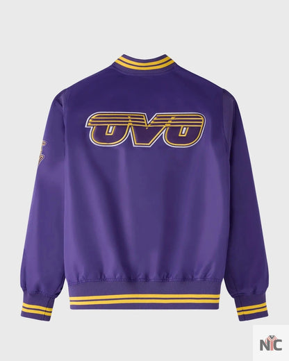 OVO X NBA Los Angeles Lakers Varsity Jacket