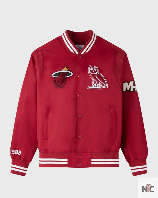 OVO X NBA Miami Heat Varsity Jacket