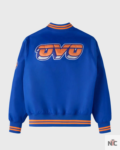 OVO X NBA New York Knicks Varsity Jacket