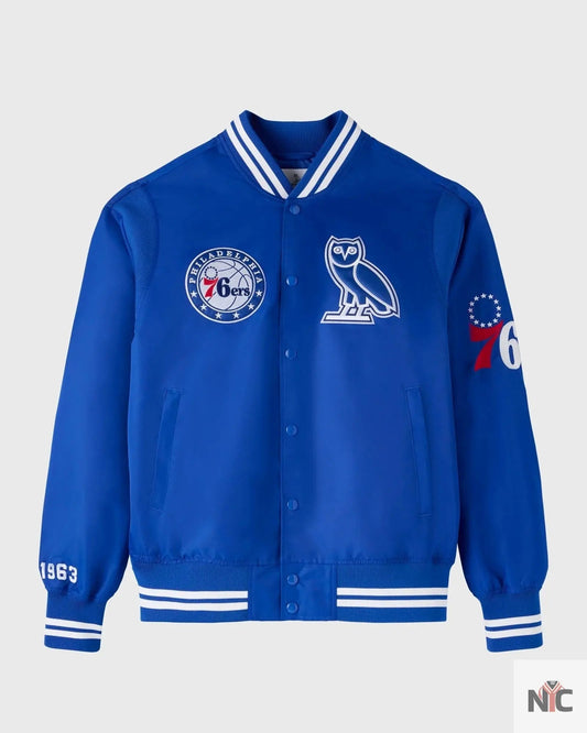 OVO X NBA Philadelphia 76ers Varsity Jacket
