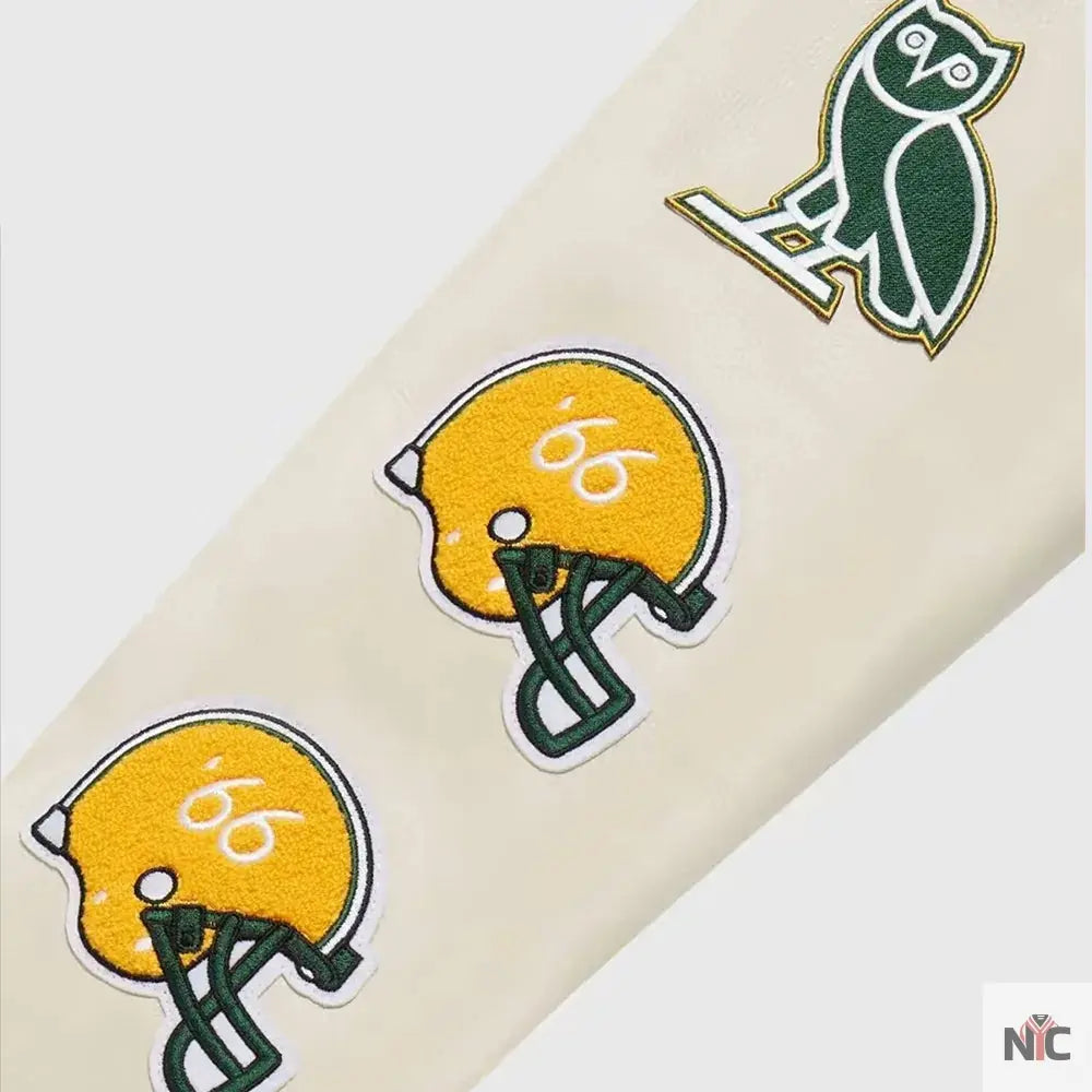 OVO X NFL Green Bay Packers Varsity Jacket