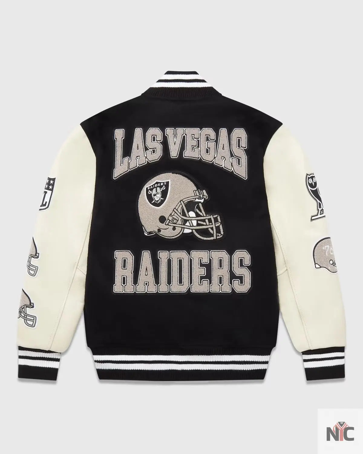 OVO X NFL Las Vegas Raiders Varsity Jacket