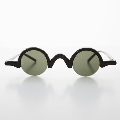 Round Victorian Vintage Spectacle Sunglass - Ozzy