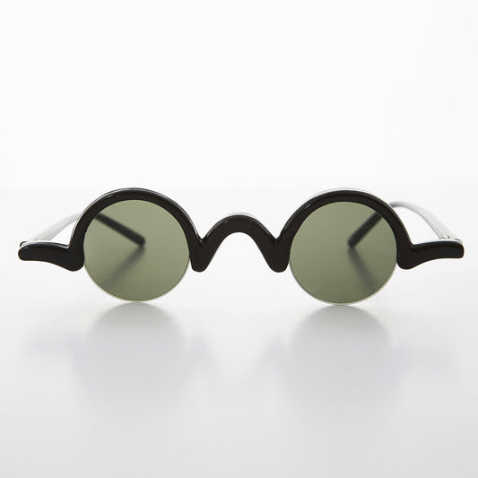 Round Victorian Vintage Spectacle Sunglass - Ozzy