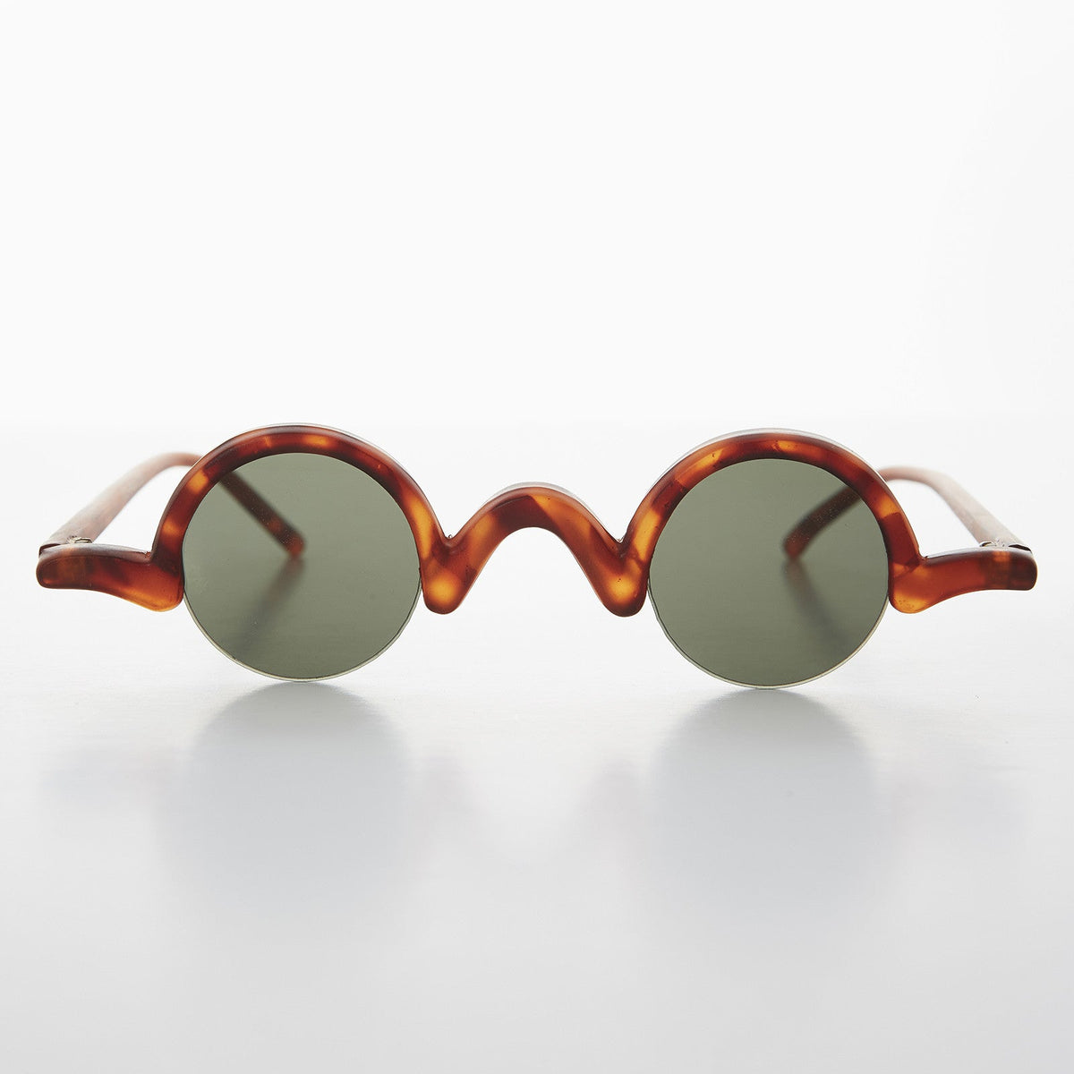 Round Victorian Vintage Spectacle Sunglass - Ozzy