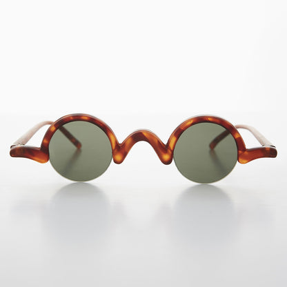 Round Victorian Vintage Spectacle Sunglass - Ozzy