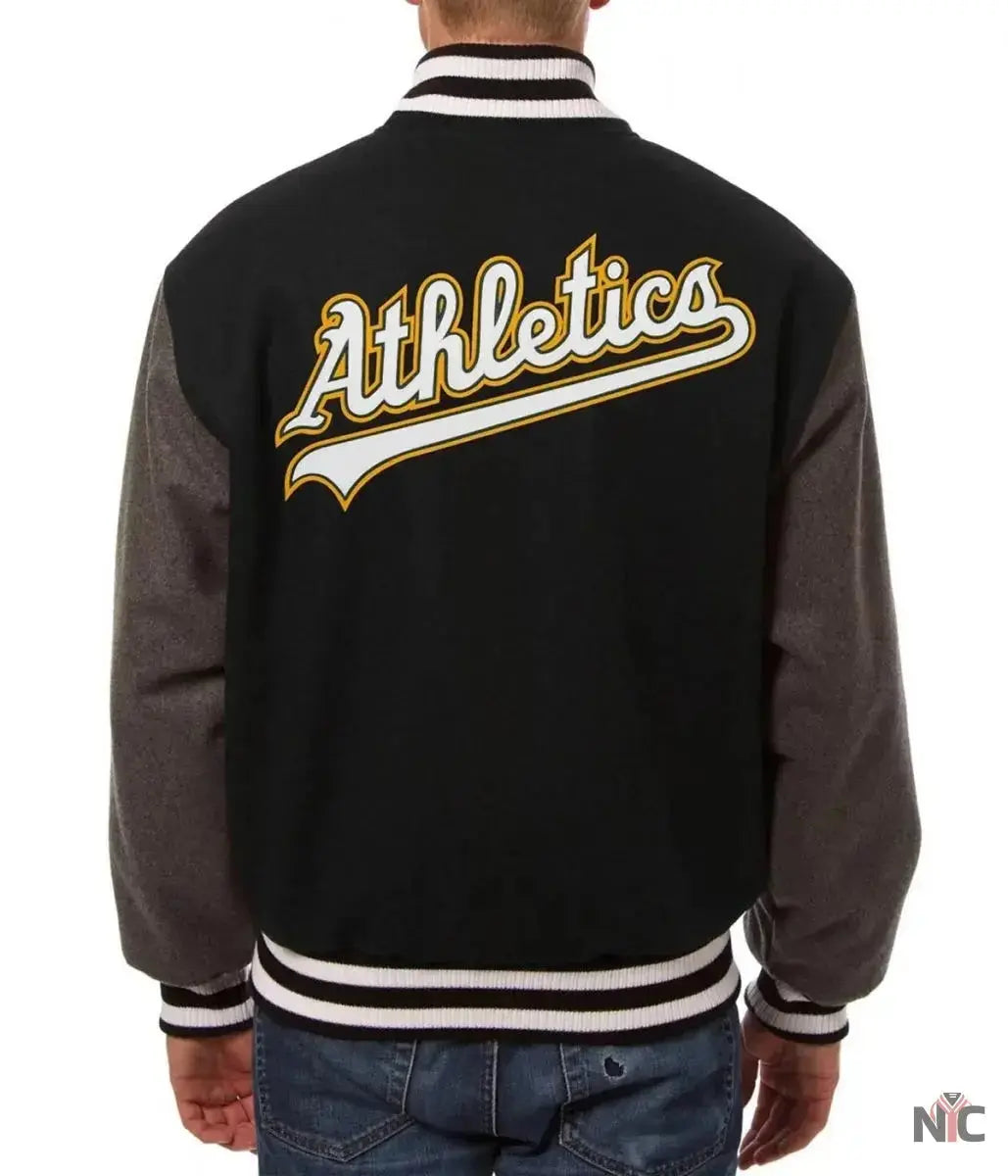 Oakland Athletics Letterman Wool Jacket
