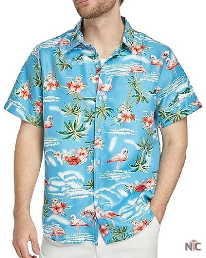 Ocean Front Property Hunt Flamingo Shirt