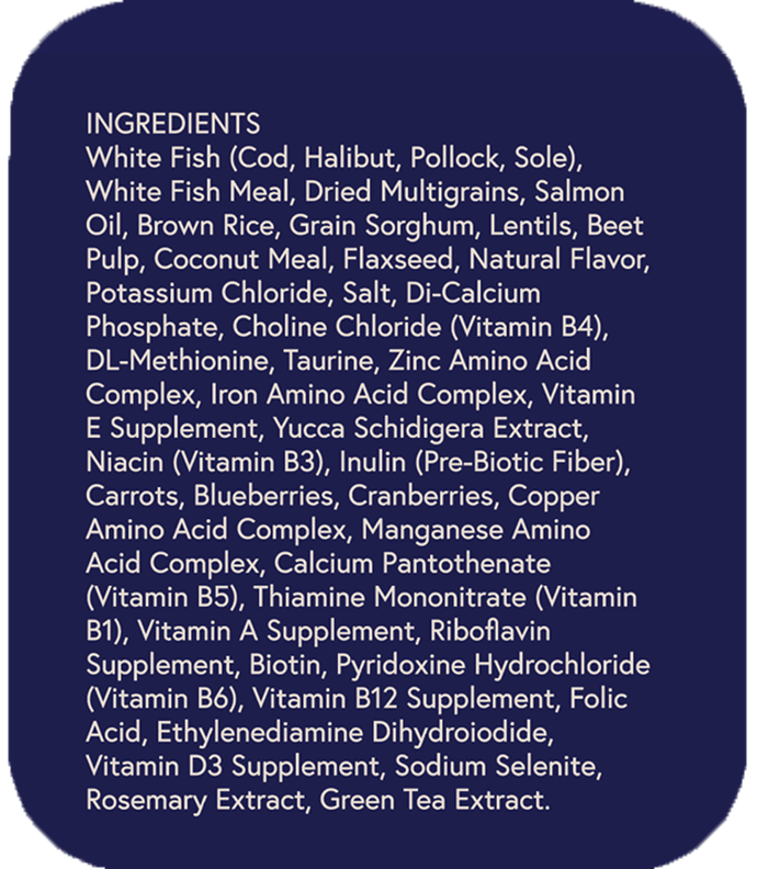 Adult Ocean White Fish Recipe