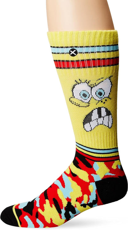 Men's Odd Sox SpongeBob Squarepants Camo Crew Socks