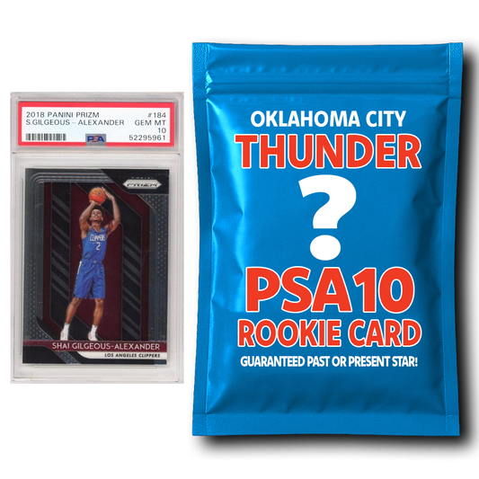 Oklahoma City Thunder PSA 10 Graded Rookie Card Mystery Pack