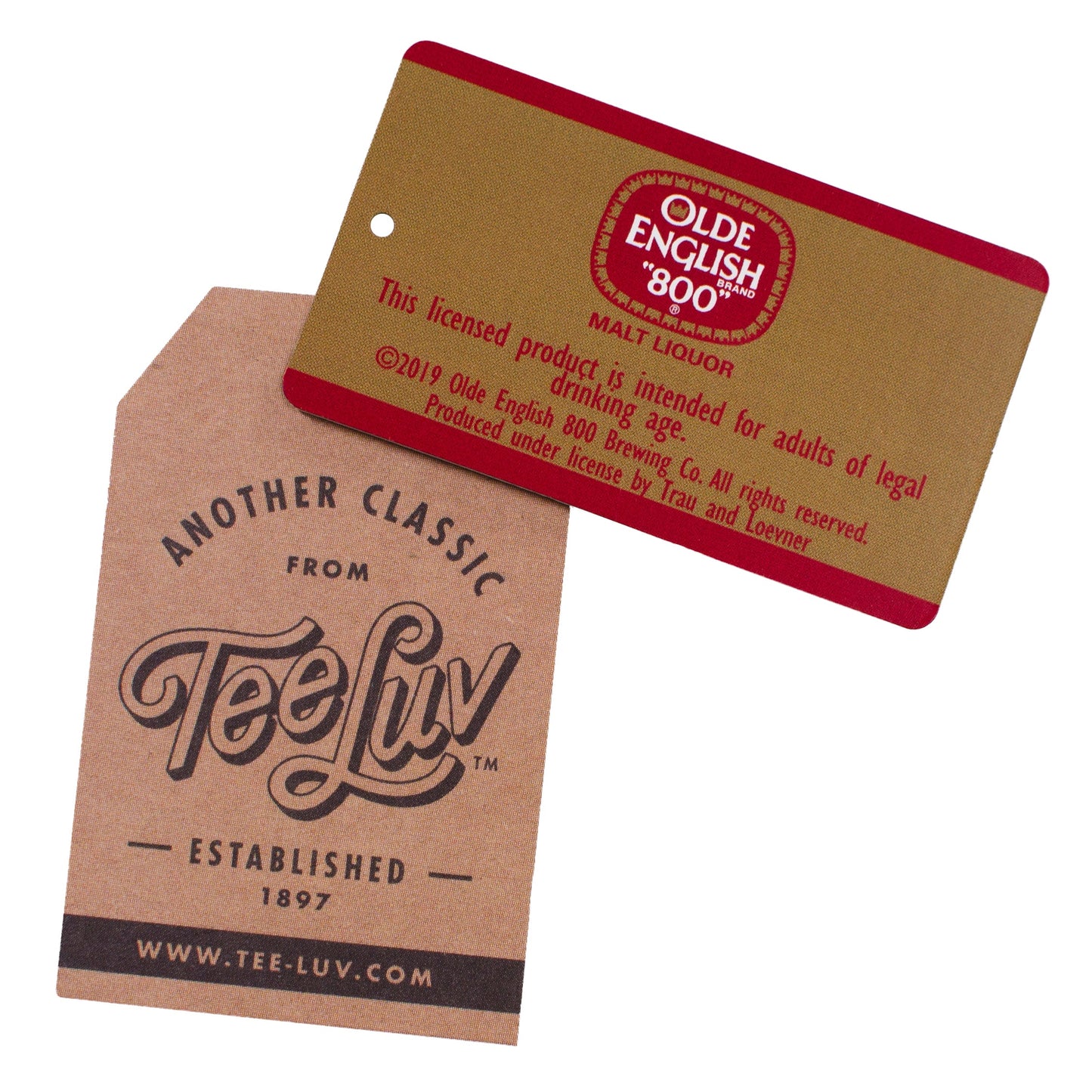 Olde English "800" Logo T-Shirt - Gray