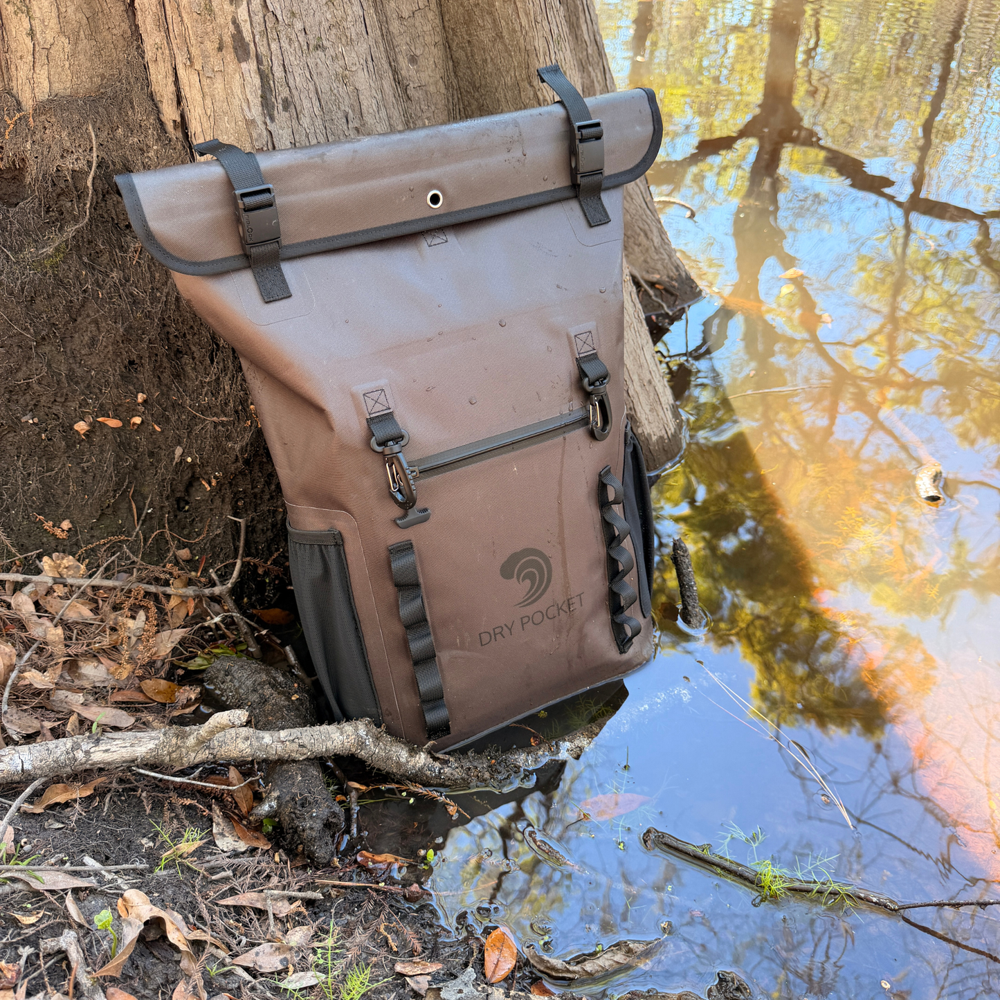 [PRE-ORDER OUR NEW DRY BAG ARRIVING LATE AUGUST] Waterproof Floating Backpack Dry Bag - Olive Night