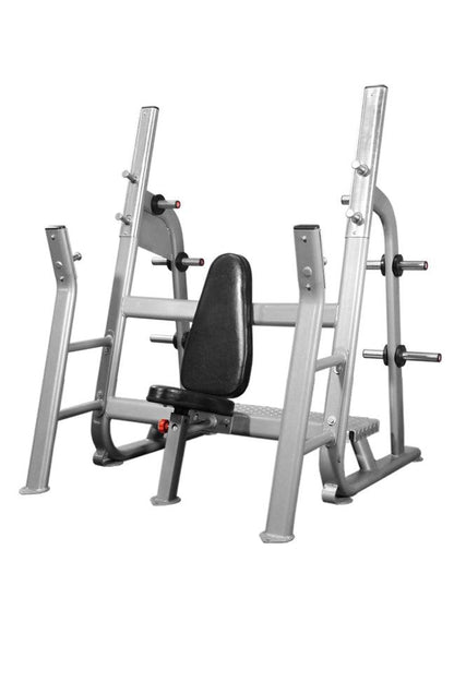 Elite Olympic Military Bench - Muscle D Fitness - Commercial - Seated Upright Shoulder Press