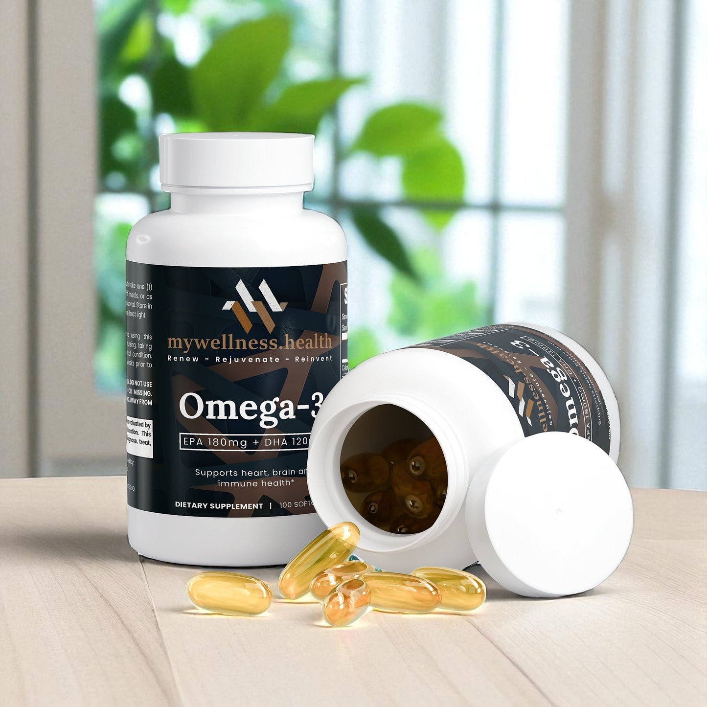 Premium Omega-3 Fish Oil Supplement