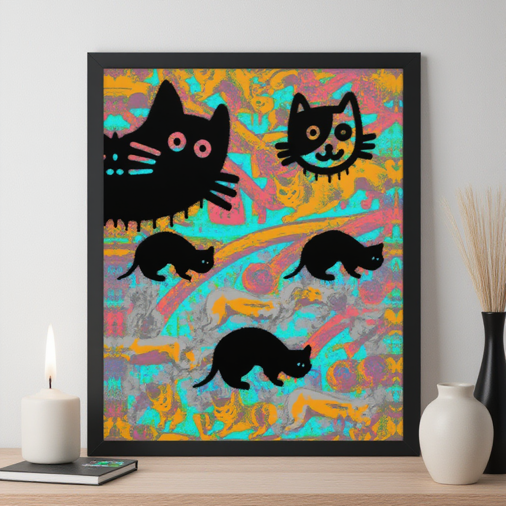 Only if you really LOVE CATS Framed Poster