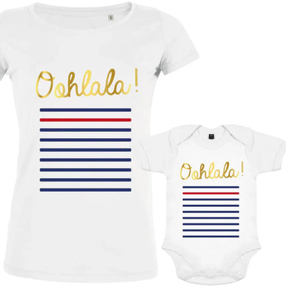Oohlala Mom and Child Matching Organic Cotton family Set (Set of 2)