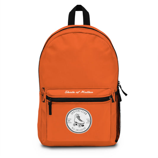 Orange Skaters Club Backpack