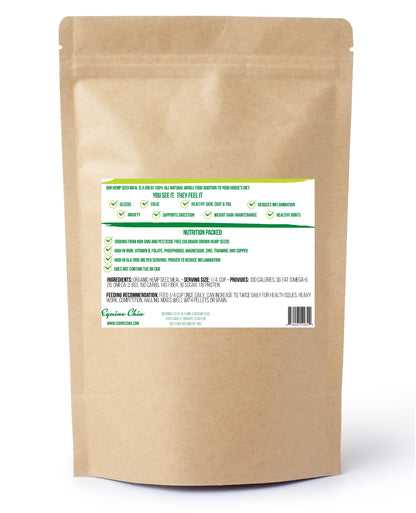 Organic Equine Hemp Meal 33% Protein